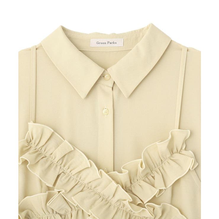 SET2点フリルビスチェ＋シャツワンピース | Green Parks  | 詳細画像21 