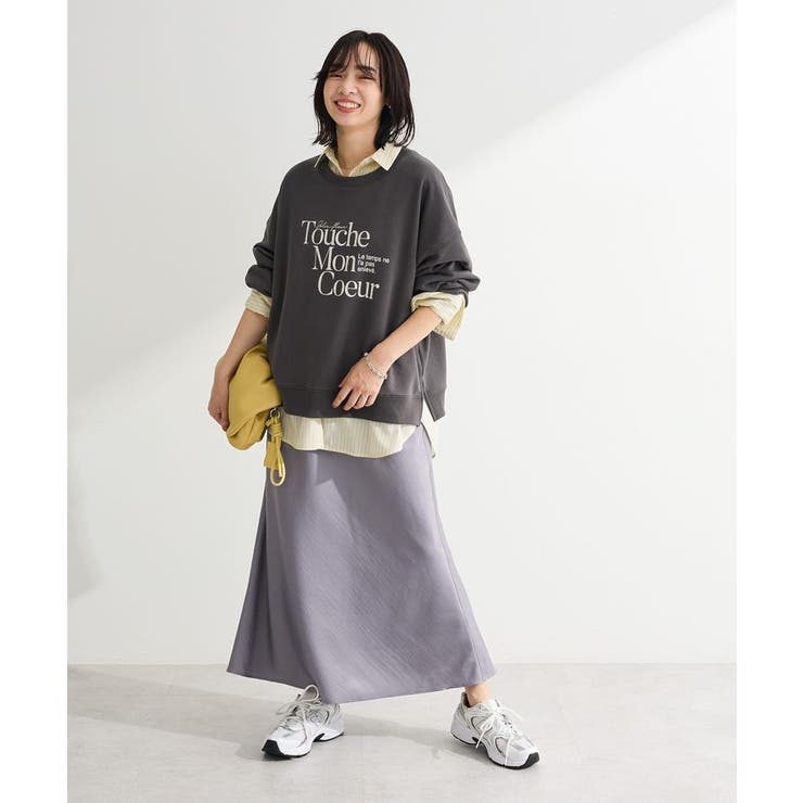 光沢サテンナロースカート | Green Parks  | 詳細画像3 