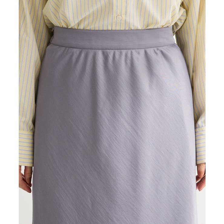 光沢サテンナロースカート | Green Parks  | 詳細画像8 