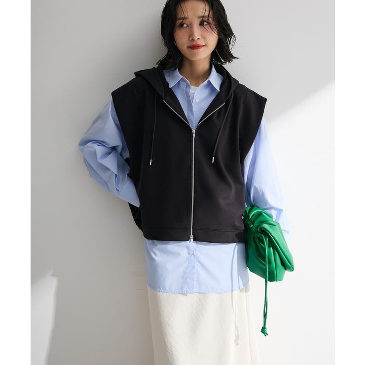 ブラック | フード付ベスト | Green Parks 