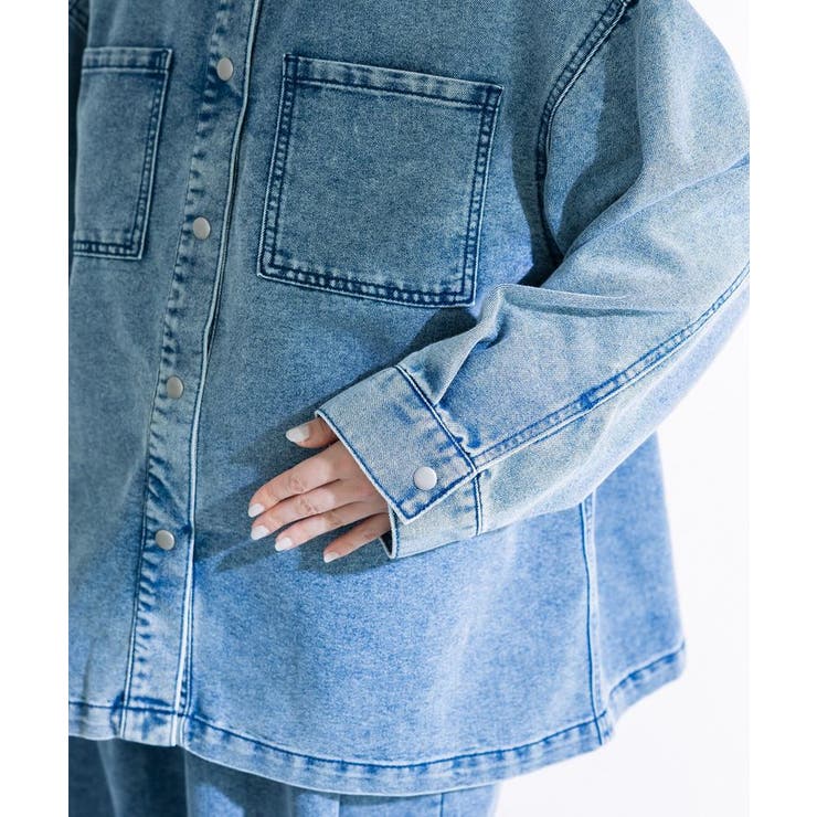 デニムシャツブルゾン | Green Parks  | 詳細画像18 