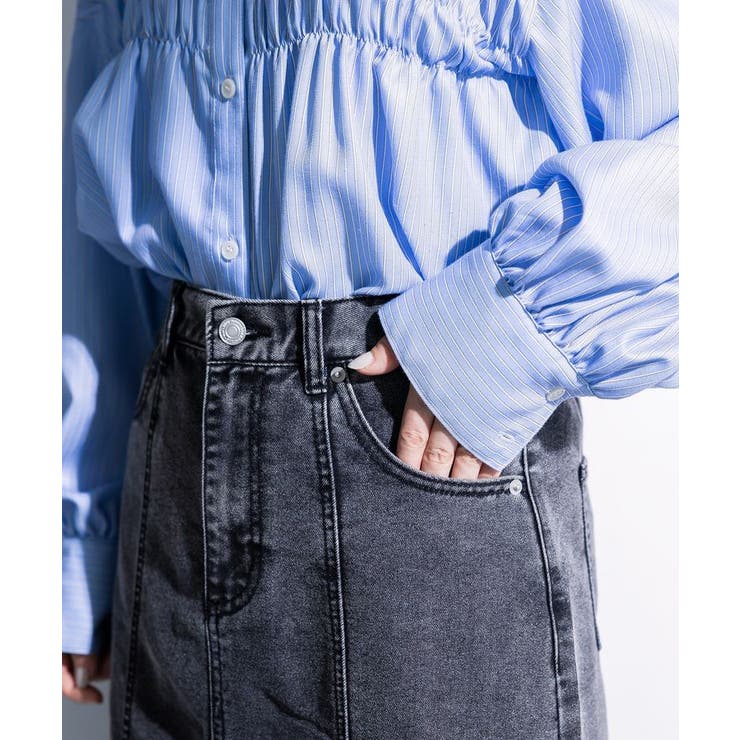 イージーデニムマーメイドスカート | Green Parks  | 詳細画像7 