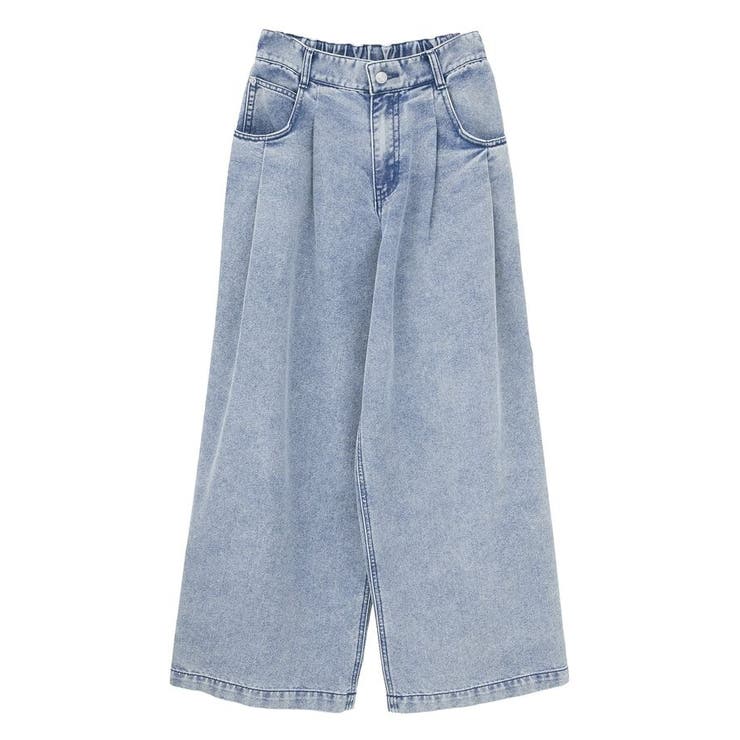 デニムタックワイドパンツ | Green Parks  | 詳細画像18 