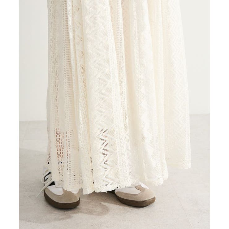 ラウンド切替インドコットンレーススカート | Green Parks  | 詳細画像6 