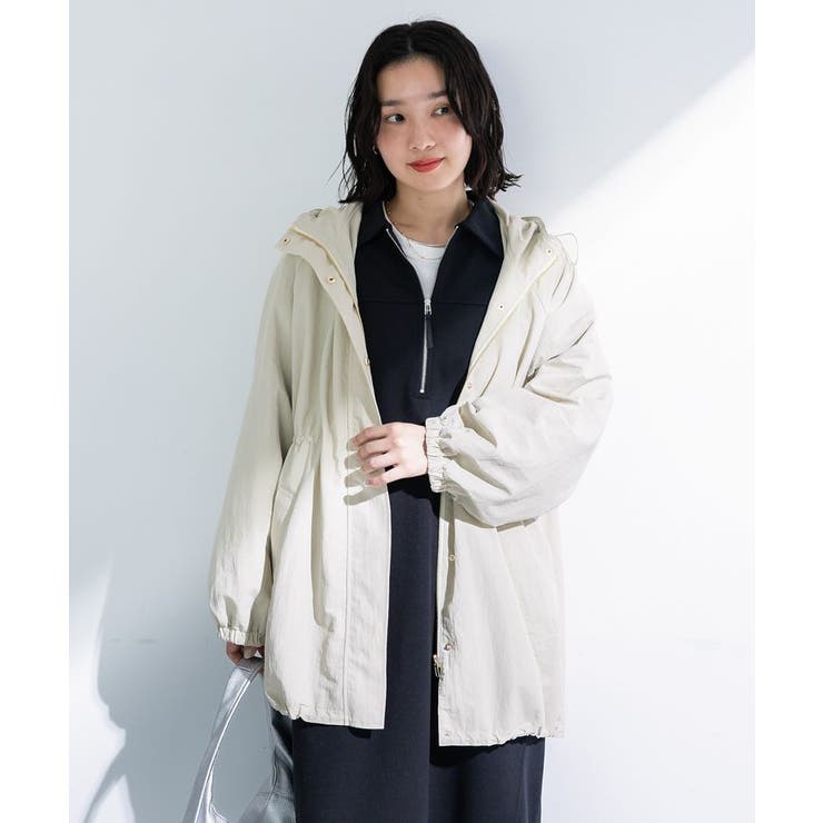 撥水加工ミディ丈マウンテンパーカー | Green Parks  | 詳細画像11 