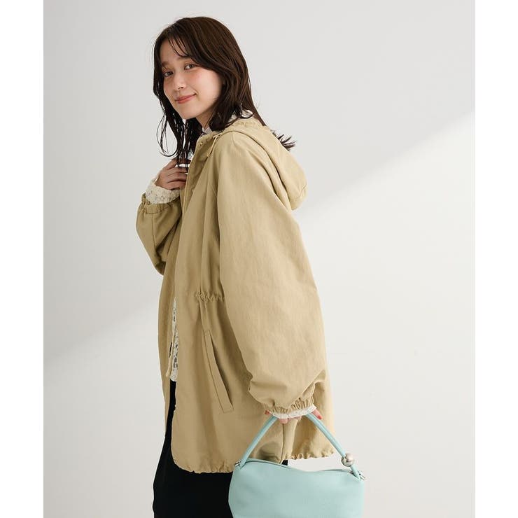 撥水加工ミディ丈マウンテンパーカー | Green Parks  | 詳細画像20 