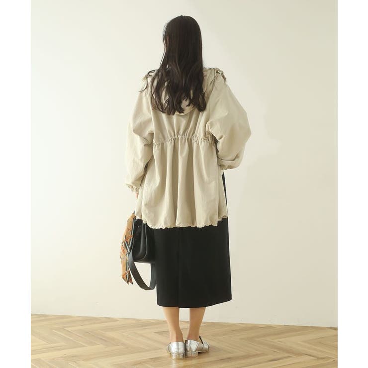 撥水加工ミディ丈マウンテンパーカー | Green Parks  | 詳細画像30 