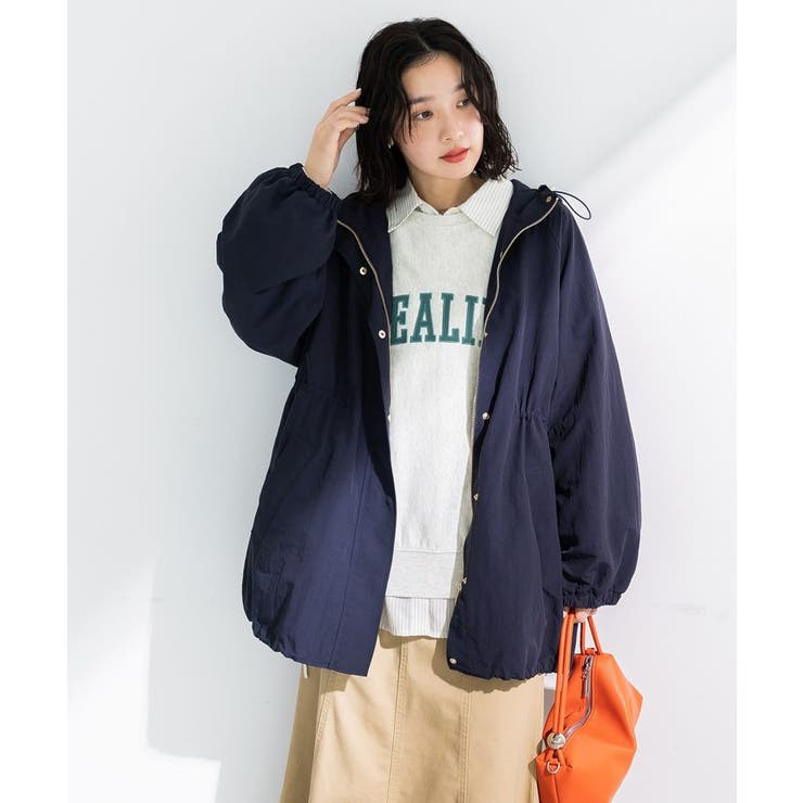 撥水加工ミディ丈マウンテンパーカー | Green Parks  | 詳細画像7 