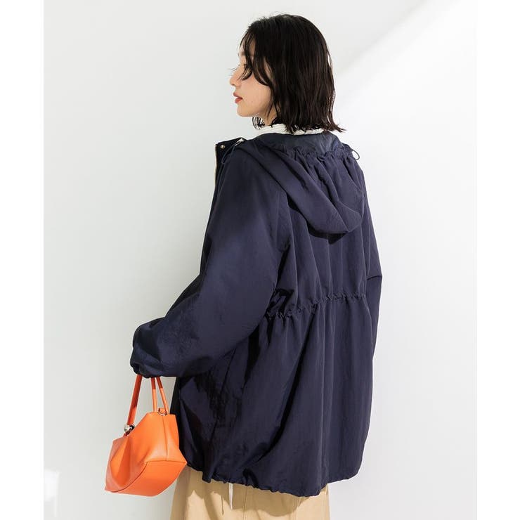 撥水加工ミディ丈マウンテンパーカー | Green Parks  | 詳細画像9 