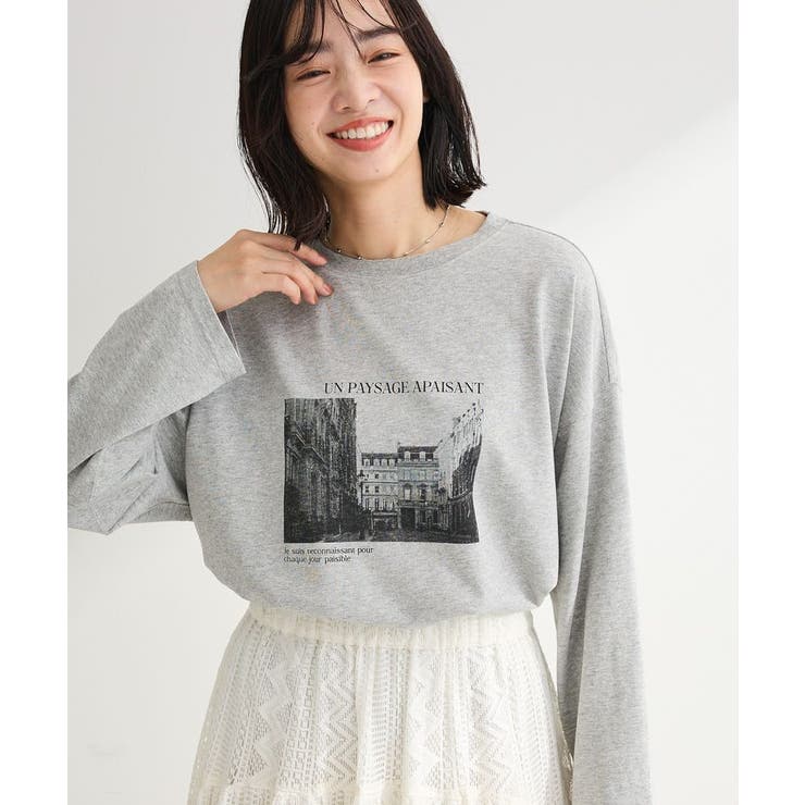 B | アソートロゴ長袖TEE | Green Parks 