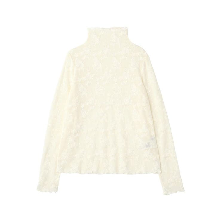 プリーツレースハイネックプルオーバー | Green Parks  | 詳細画像12 