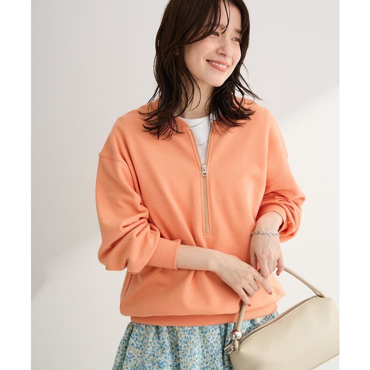 ハーフZip裏毛プルオーバー | Green Parks  | 詳細画像1 