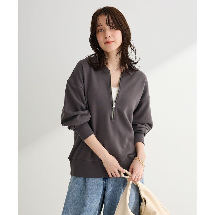 ハーフZip裏毛プルオーバー | Green Parks  | 詳細画像14 