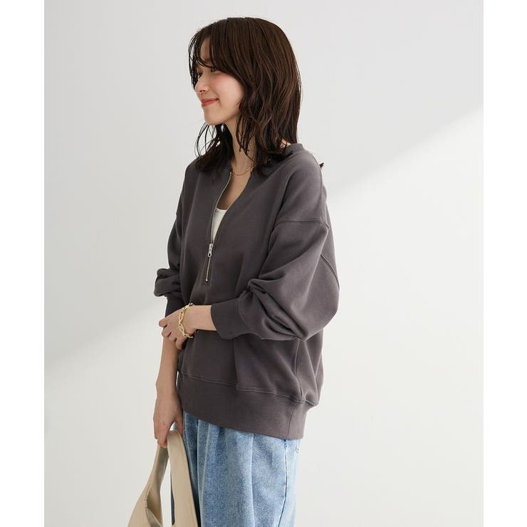 ハーフZip裏毛プルオーバー | Green Parks  | 詳細画像15 