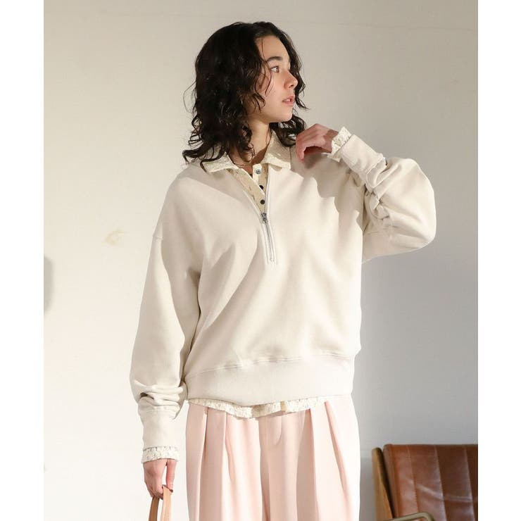 衿付きレースカットプルオーバー | Green Parks  | 詳細画像18 