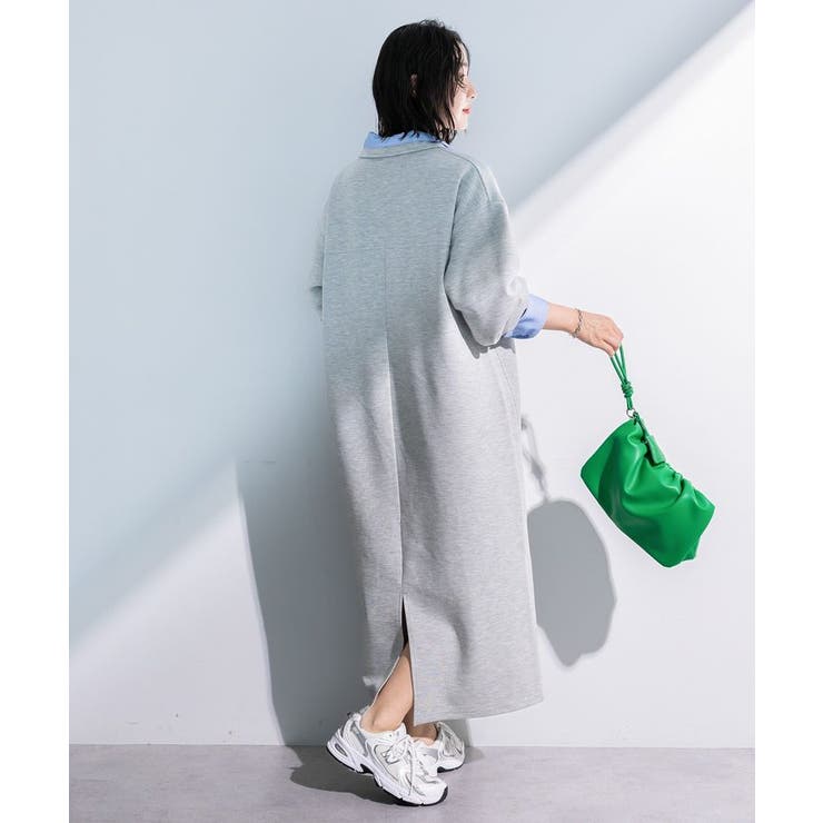 ポロ衿ハーフZIPカットワンピース | Green Parks  | 詳細画像3 