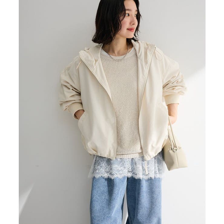 撥水加工フード付ブルゾン | Green Parks  | 詳細画像5 