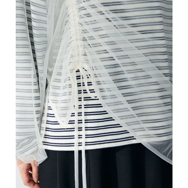 シャーリングチュールドッキングプルオーバー | Green Parks  | 詳細画像10 