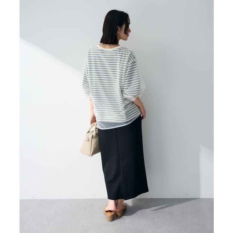 シャーリングチュールドッキングプルオーバー | Green Parks  | 詳細画像4 