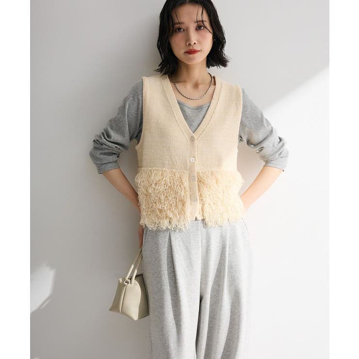 ブークレループニットベスト | Green Parks  | 詳細画像5 