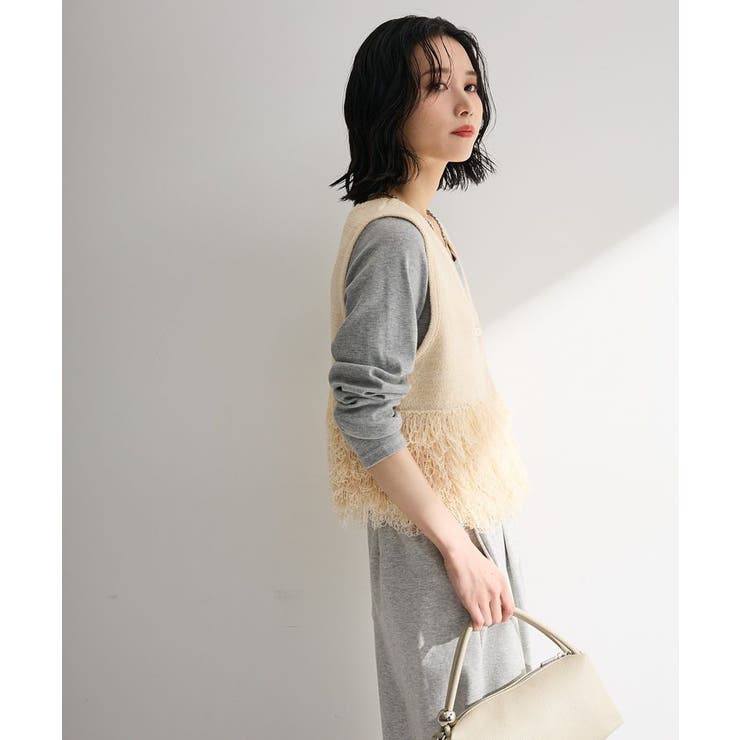 ブークレループニットベスト | Green Parks  | 詳細画像7 