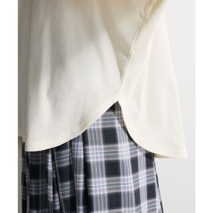 袖チュールリブプルオーバー | Green Parks  | 詳細画像9 