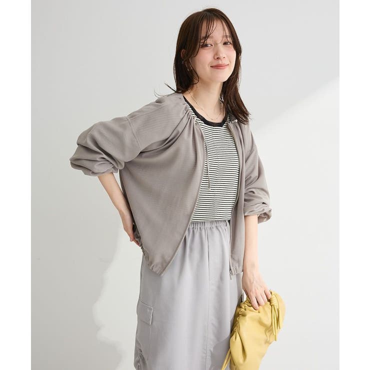 袖チュールリブプルオーバー | Green Parks  | 詳細画像11 