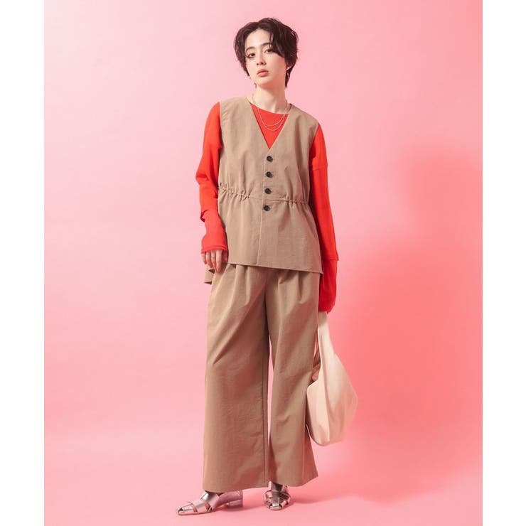 袖チュールリブプルオーバー | Green Parks  | 詳細画像17 