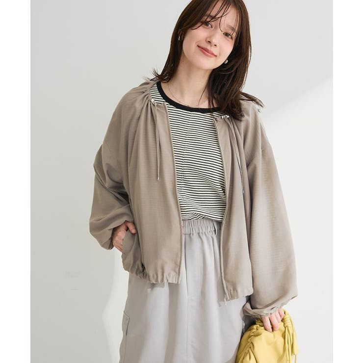 ドロストネックシアーブルゾン | Green Parks  | 詳細画像1 