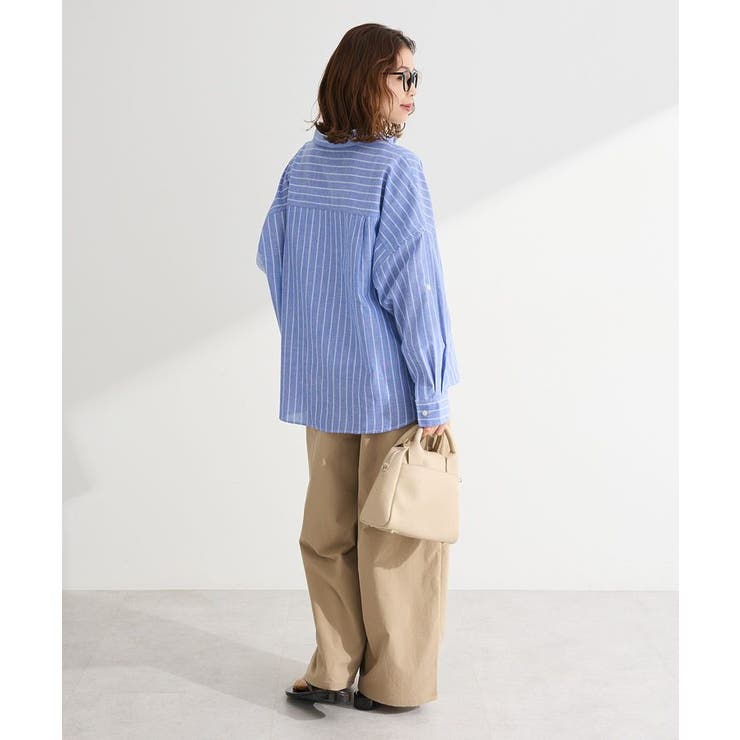 綿麻混シャツ | Green Parks  | 詳細画像4 