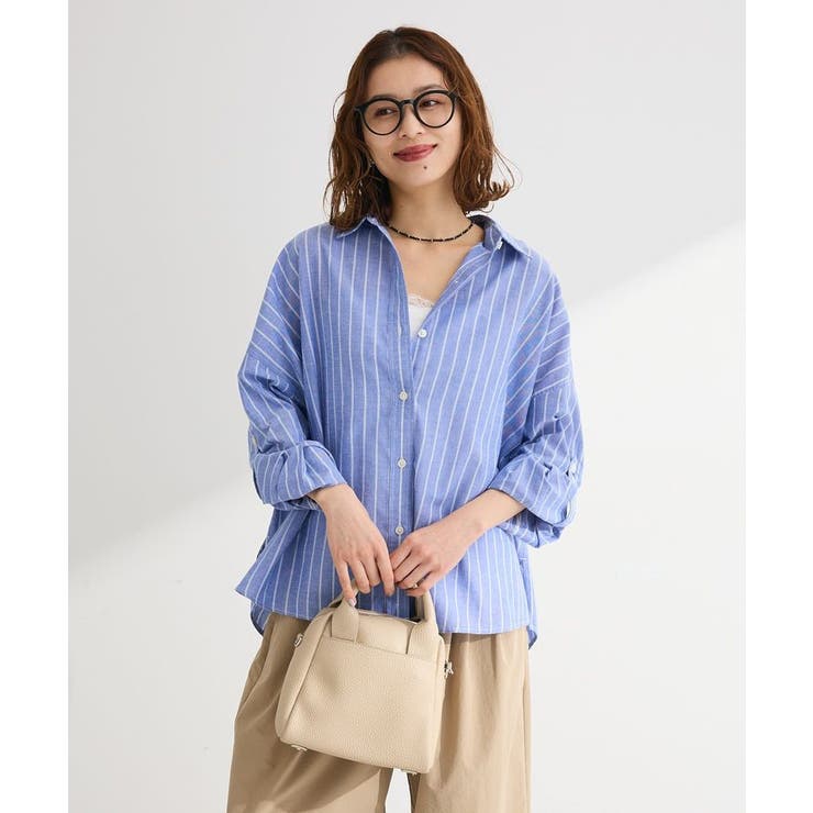 綿麻混シャツ | Green Parks  | 詳細画像5 