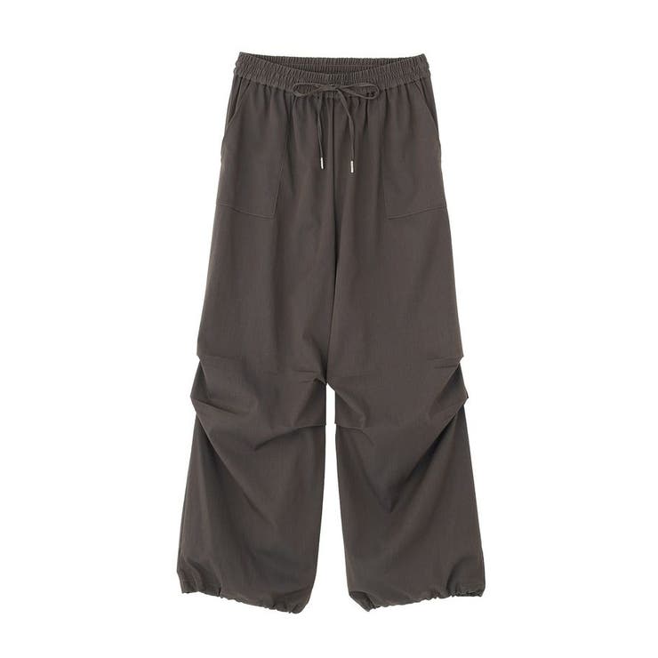 表面感サテンタックパンツ | Green Parks  | 詳細画像30 