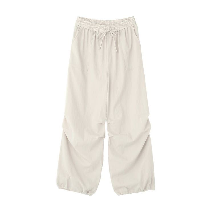 表面感サテンタックパンツ | Green Parks  | 詳細画像20 