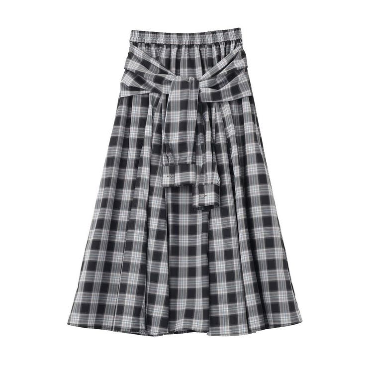 【しゃれシャツ】イージーケアチェックボリュームスカート | Green Parks  | 詳細画像23 