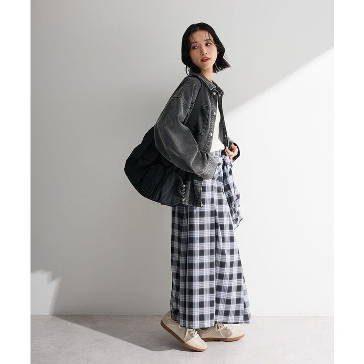 【しゃれシャツ】イージーケアチェックボリュームスカート | Green Parks  | 詳細画像8 