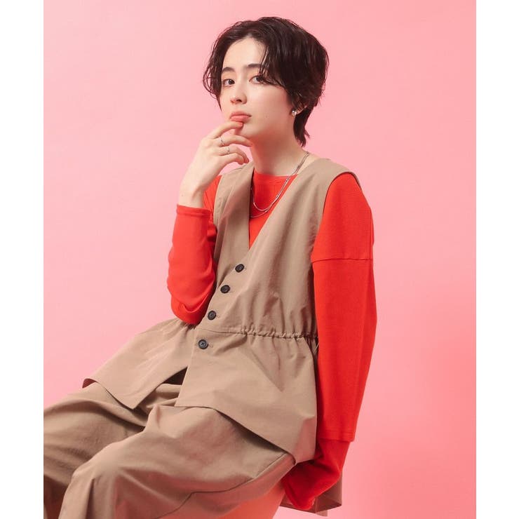 【楽しゃれUV】ドロストフレアベスト | Green Parks  | 詳細画像10 