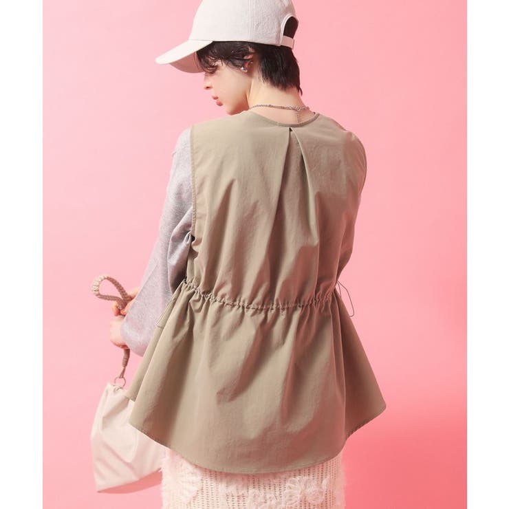 【楽しゃれUV】ドロストフレアベスト | Green Parks  | 詳細画像14 