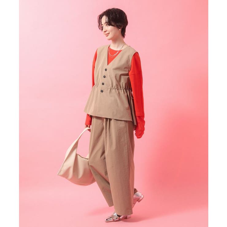 【楽しゃれUV】ドロストフレアベスト | Green Parks  | 詳細画像4 