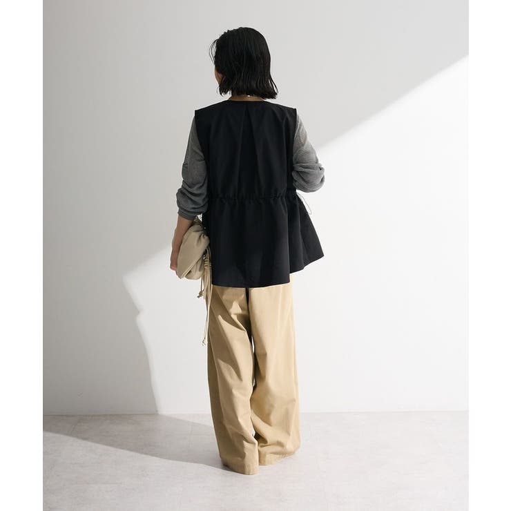 【楽しゃれUV】ドロストフレアベスト | Green Parks  | 詳細画像18 