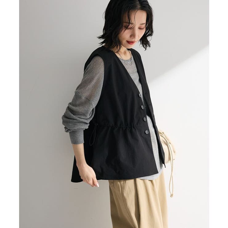 【楽しゃれUV】ドロストフレアベスト | Green Parks  | 詳細画像20 