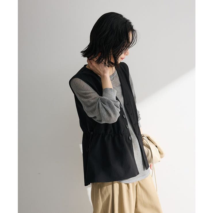 【楽しゃれUV】ドロストフレアベスト | Green Parks  | 詳細画像21 