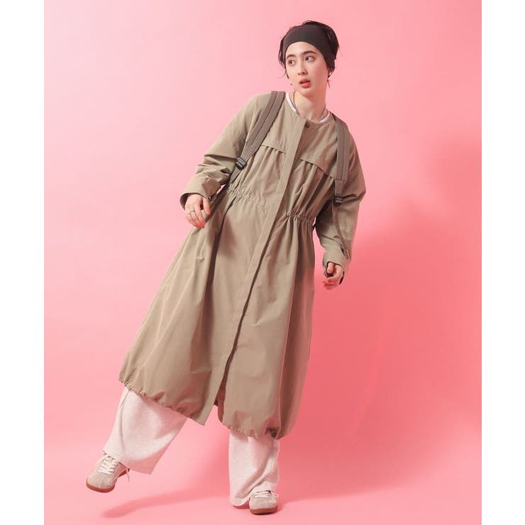 【楽しゃれUV】ギャザードロストワンピース | Green Parks  | 詳細画像10 