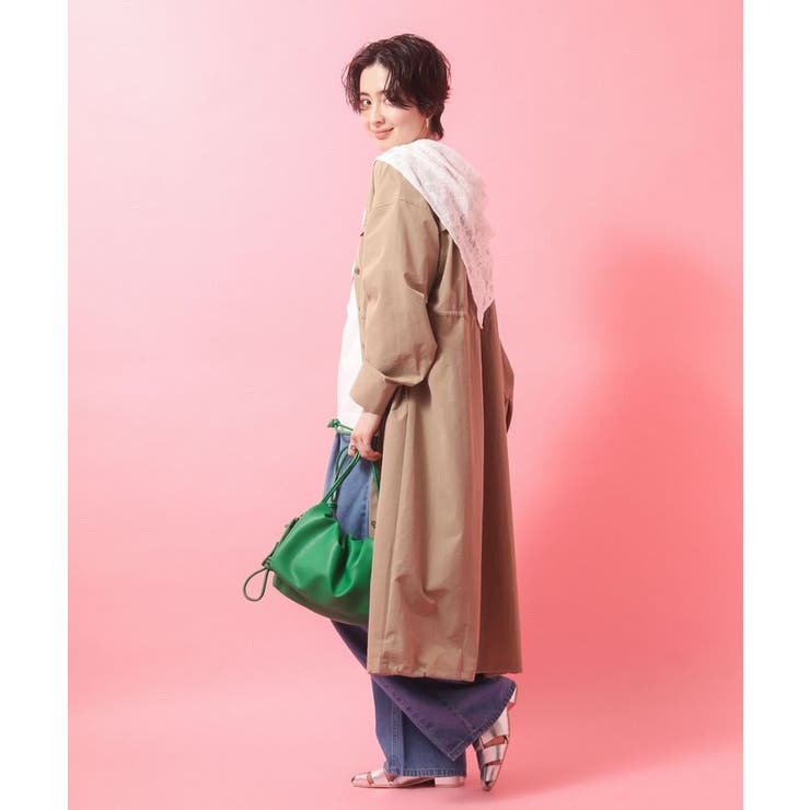 【楽しゃれUV】ギャザードロストワンピース | Green Parks  | 詳細画像4 