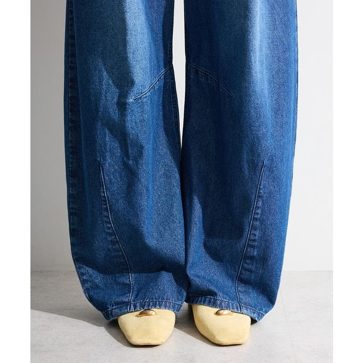 ウエストタックコクーンデニムパンツ | Green Parks  | 詳細画像8 