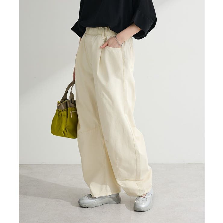 ウエストタックコクーンデニムパンツ | Green Parks  | 詳細画像10 