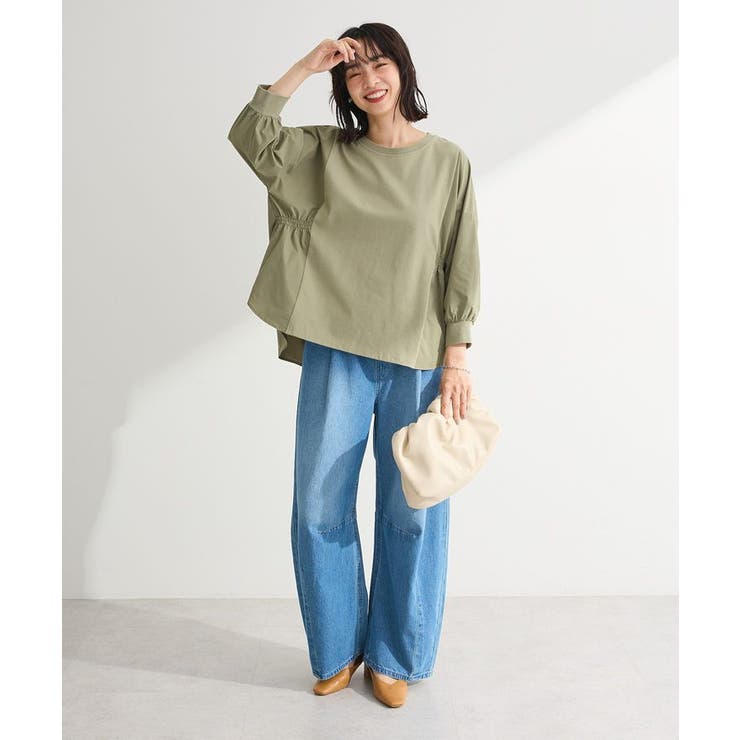 ウエストタックコクーンデニムパンツ | Green Parks  | 詳細画像11 