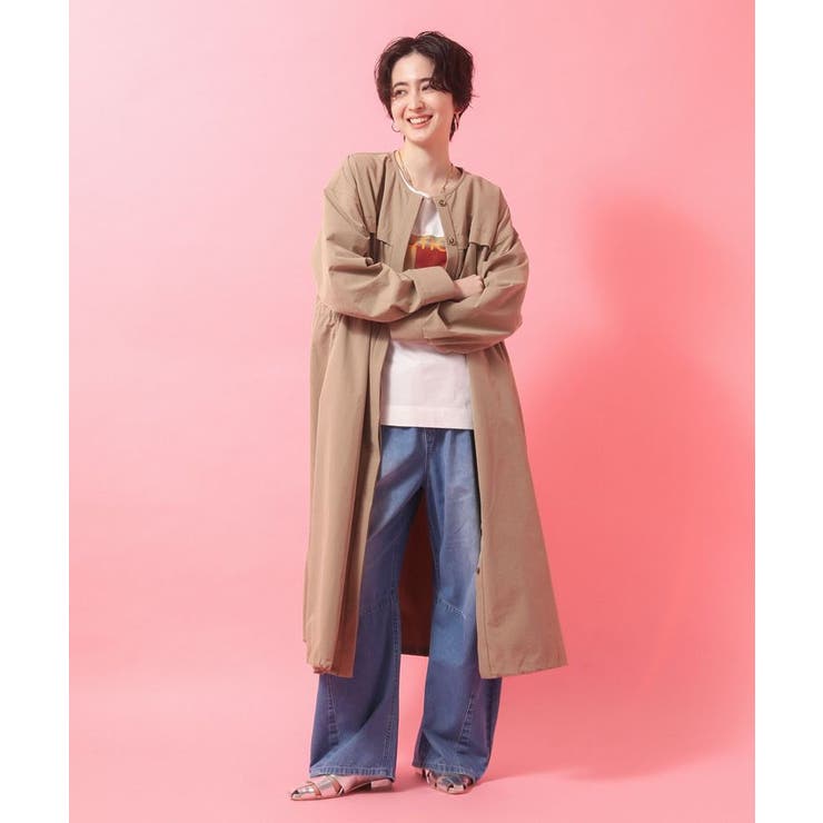 ウエストタックコクーンデニムパンツ | Green Parks  | 詳細画像16 