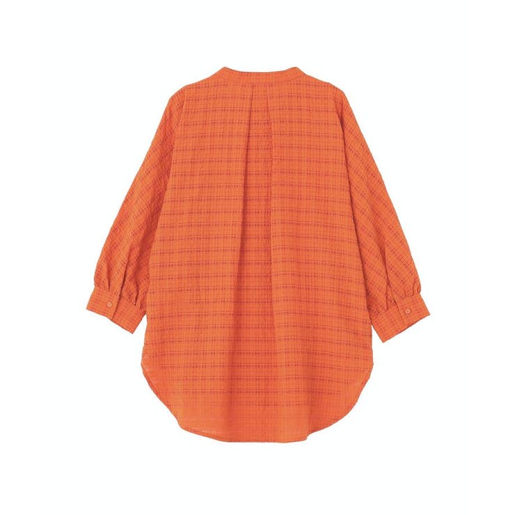 シアーチェック７分袖シャツ | Green Parks  | 詳細画像14 