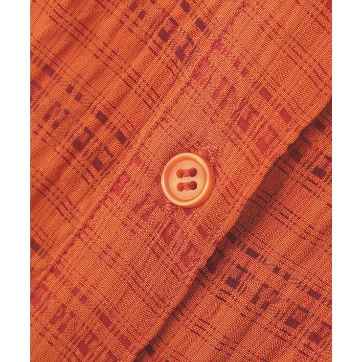 シアーチェック７分袖シャツ | Green Parks  | 詳細画像19 