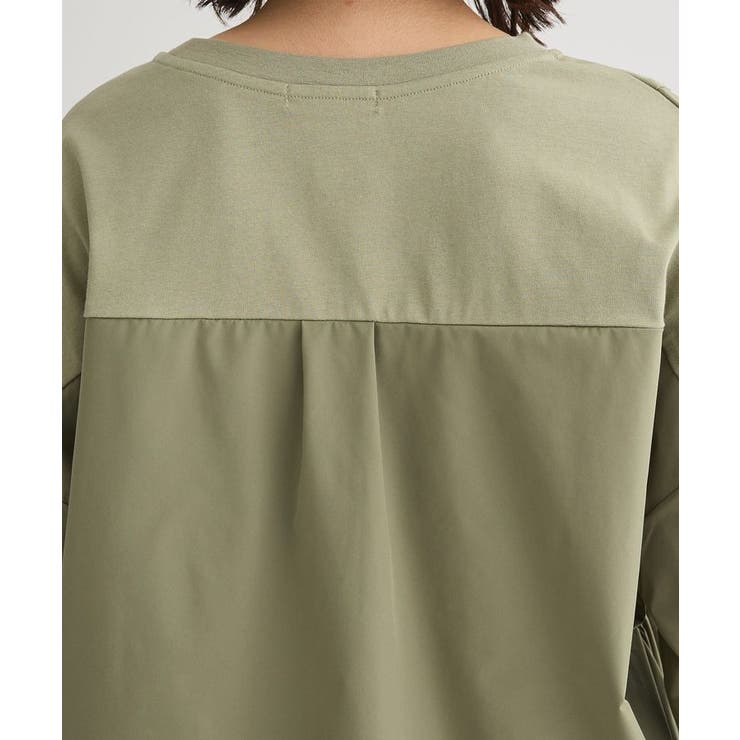 7分袖サイドシャーリングドッキングプルオーバー | Green Parks  | 詳細画像26 